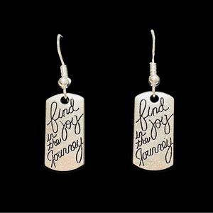Inspirational Silver Handcrafted Earrings